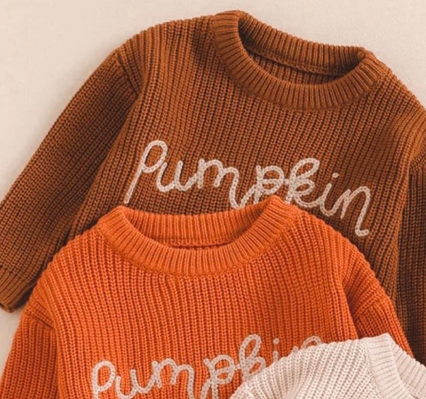 Pumpkin Knit Sweater🎃✨